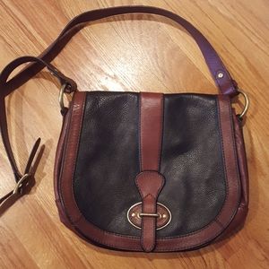 Fossil Leather Handbag